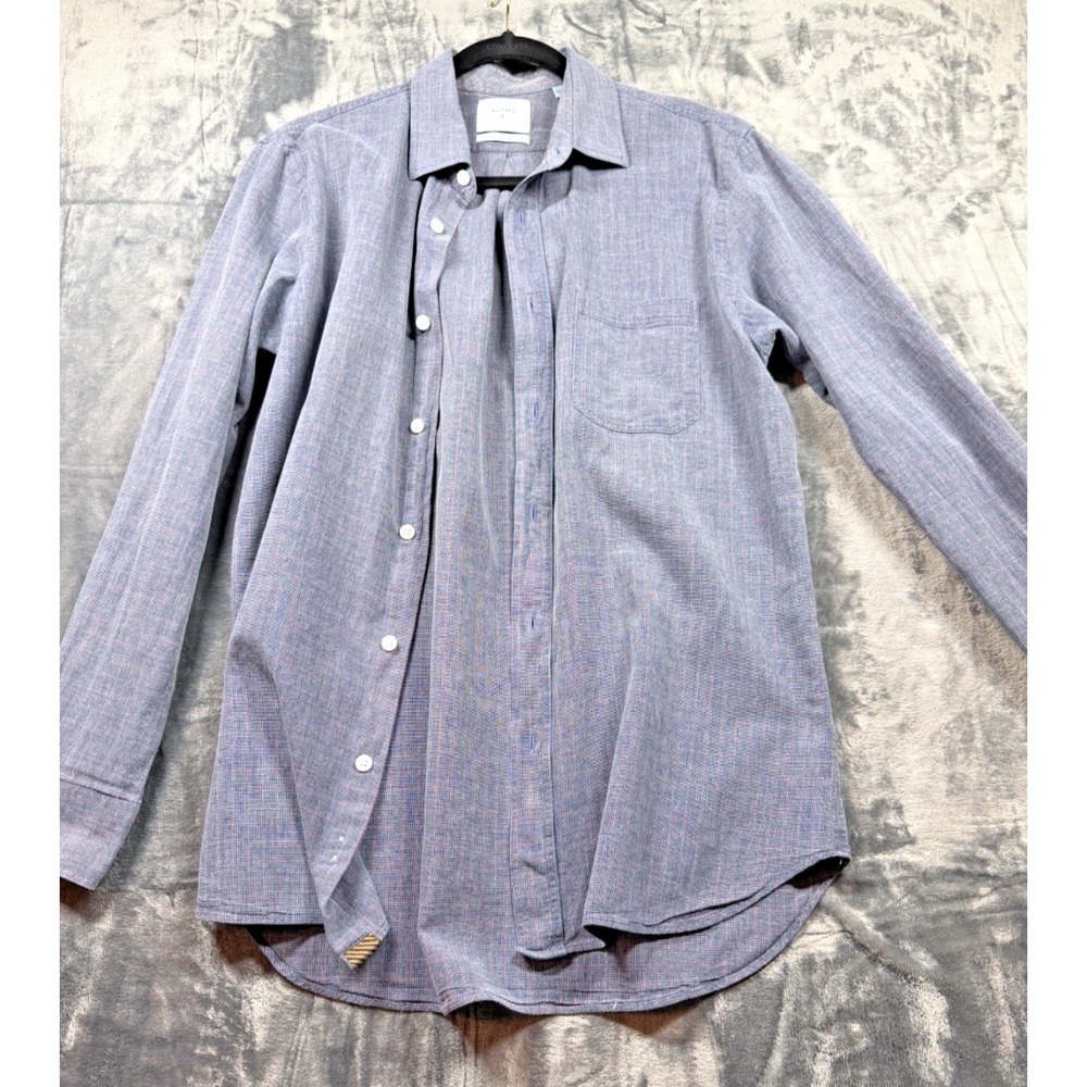 Billy Reid Made in Italy Plaid Button Up Men's M